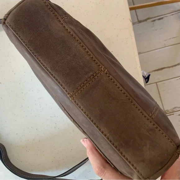 👖 Nino BOSSI Leather Brown Crossbody 👢 - Picture 5 of 11